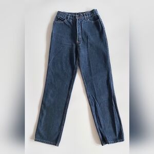 Calvin Klein High Rise Straight Leg Denim Blue Jeans Womens Size 8 Vintage